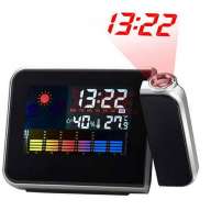 Проекционные часы будильник &quot;Метеостанция&quot; с цветным дисплеем - Проекционные часы будильник "Метеостанция" с цветным дисплеем