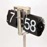 Настольные ретро часы с перекидным циферблатом Flip Clock на высокой ножке с регулируемой высотой - Настольные ретро часы с перекидным циферблатом Flip Clock на высокой ножке с регулируемой высотой